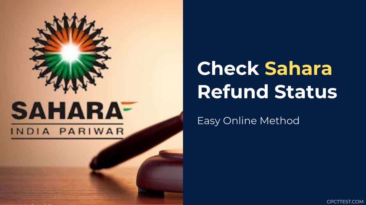 Sahara Refund Claim Status Online
