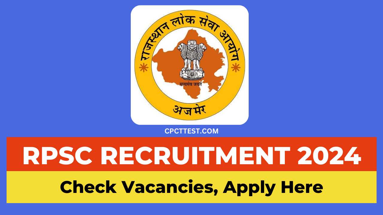 RPSC Recruitment 2024 Assistant Professor Notification Apply Online   RPSC Recruitment 2024 