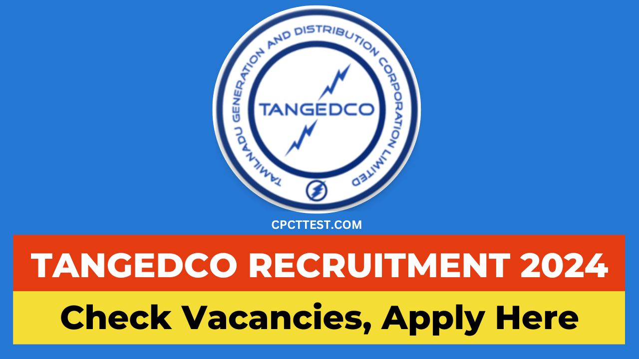 TANGEDCO Recruitment 2024, TNEB Recruitment 2024